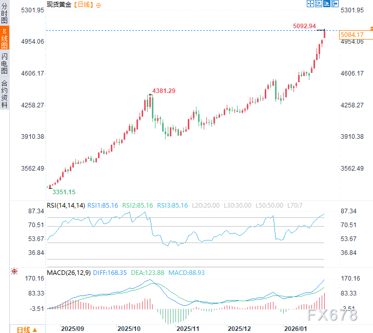 黄金五个月狂飙50%背后：不是央行，是散户制造的完美泡沫？(图6)